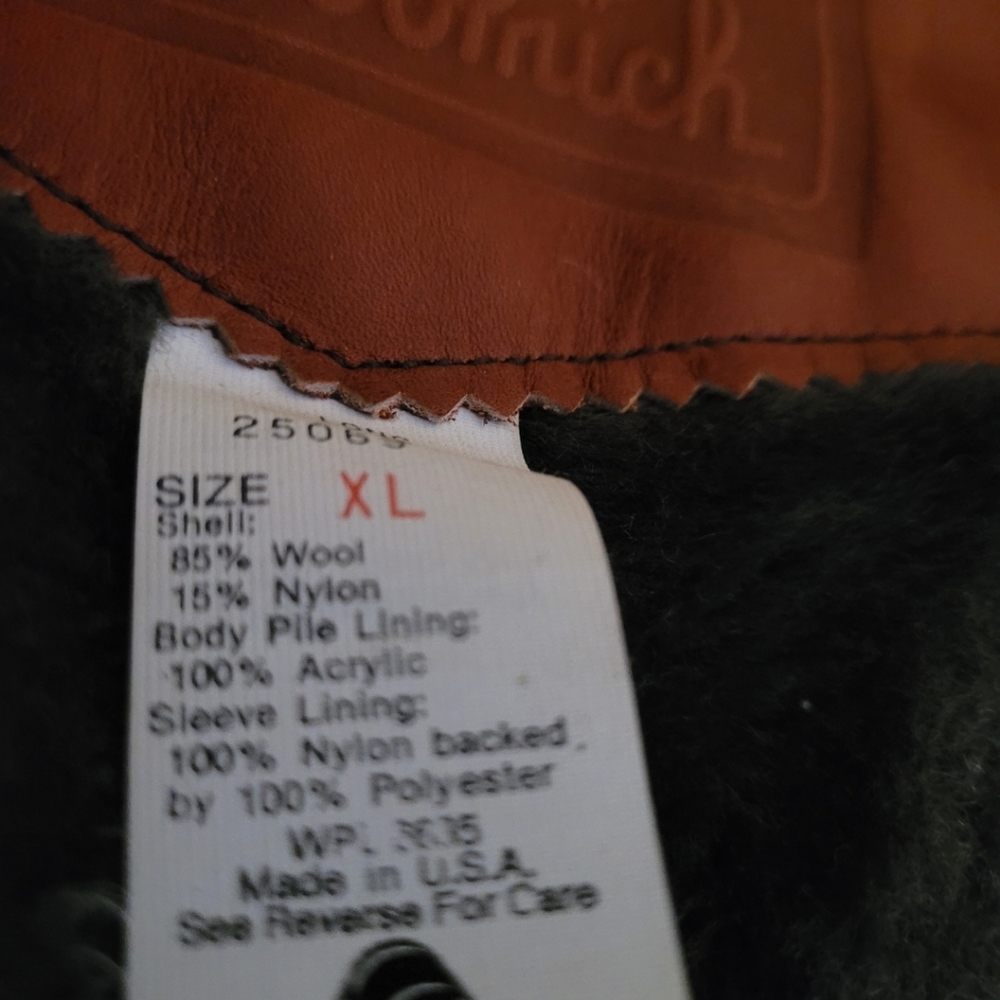 Woolrich Brown Shacket, Wool, Mens Size XL, EUC - Picture 6 of 8